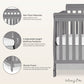 Dream On Me 5 In 1 Brody Convertible Crib With Changer