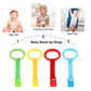 Toyandona 4Pcs Baby Crib Pull Ring Baby Bed Stand Up Rings Baby Cot Rings Walking Assistant For Baby Toddler