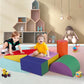 Todefull Foam Climbing Toys For Toddlers, 5 Piece Soft Climbing Blocks, Lightweight Baby Climbing Gym, Indoor Baby Activity Play