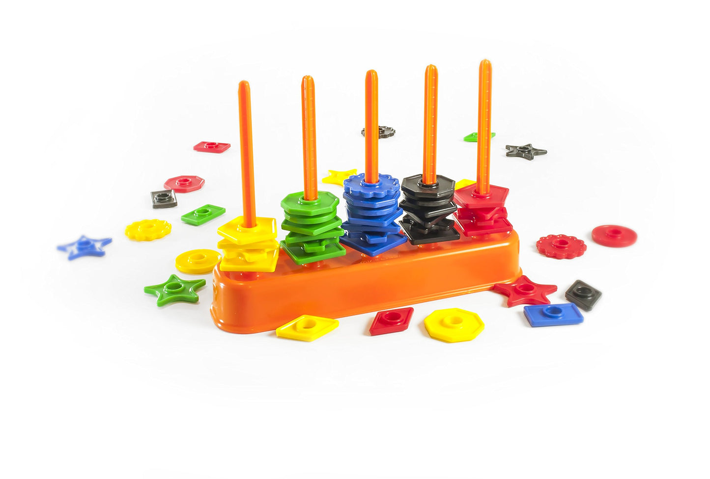 Miniland Abacolor Shapes (50pcs) - STEM, Maths, Numbers, School, Activities