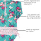 Rufflebutts Baby Girls Upf 50+ Sun Protection Floral Printed Long Sleeve One Piece Rash Guard Swimsuit With Zipper - Fancy Me Fl