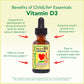 Childlife Essentials Immune Support 4-Pack - Liquid Vitamins & Minerals For Kids, Infants, Toddlers - Includes Vitamin D3, Vitam