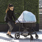 Mosquito Net For Stroller (2 Pack) - Durable Baby Stroller Mosquito Net - Perfect Bug Net For Strollers, Bassinets, Cradles, Pla