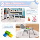 Uniswan 6 In 1 Baby High Chair, Convertible Highchair For Babies And Toddlers (Grey)