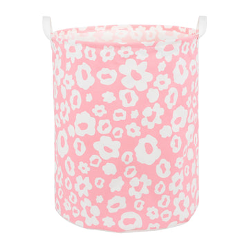 Foldable Baby Laundry Basket Hamper For Nursery Girl Kids Clothes Laundry Hamper Basket Portable Tall Collapsible Cute Laundry B