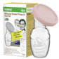 Haakaa Manual Breast Pump Breastfeeding Pump With Food Grade Silicone Cap (Blush) 4Oz/100Ml