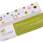 OsoCozy Organic Cotton Prefold Cloth Diapers Traditional Fit Large 4x8x4 Layering (6pk) - Super-Soft, Thick, Absorbent, Durable 