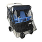 Stroller Rain Cover,Universal Rain Cover For Side By Side Baby Stroller, Double Stroller Cover For Rain And Wind,Baby Outdoor Ac