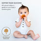 Natursutten Pacifiers 12-18 Months - 1-Pack Original Shield Orthodontic Nipple Natural Rubber Safe & Soft Bpa-Free Pacifiers For