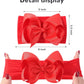 Doboi 20Pcs Baby Girls Bows Headbands Nylon Hairbands Ribbon Bow Elastic Hair Accessories For Newborns Infants Toddlers And Kids
