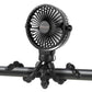 Portable Stroller Fan Personal rechargeable USB Fans With 5200mAh 3 Speeds Battery Small Baby Car Seat Mini Handheld Clip On Fan