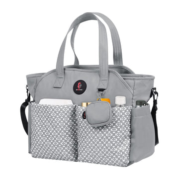 Supromomi Diaper Tote: Large Baby Bag For Boy Girl,Shoulder Mommy Bag Can Make Twins And 2 Kids Nappy Package Mom Hospital Use G