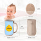 Baby Bath Rinse Cup, Bath Cup For Rinsing Hair,The Silicone Material Is Soft And Safe, A Good Choice For Baby Bath Products(Cat