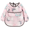 Snowie Soft Sleeved Bib Baby Bib With Pocket, Toddler Bibs, Smock, Washable And Lightweight Waterproof Fabric, Fits Bibs For Bab