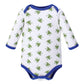 Luvable Friends Unisex Baby Cotton Long-Sleeve Bodysuits, Frog, 3-6 Months