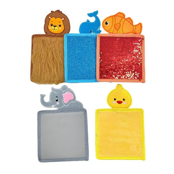Merishopp 5Pcs Sensory Mats Animal Assorted Sensory Walls Panel For Kids Home| Baby Learning Toy | Infant Activity Toy | Sensory