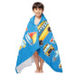 Gealaek Hooded Towel For Toddlers 2-10 Years Boys Girls Kids Bath Pool Beach Towel Wrap Soft Absorbent Beach Poncho(Cars)