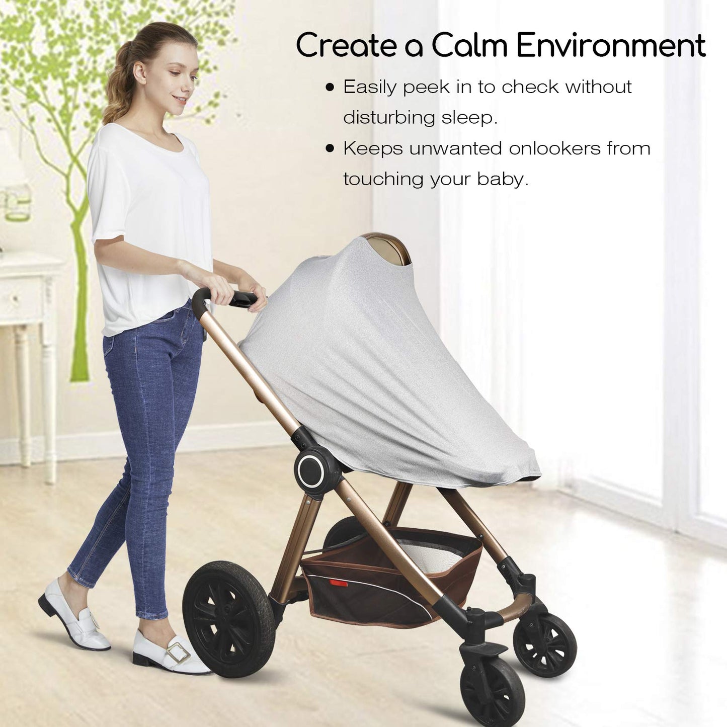 Nursing Cover & Baby Nursing Poncho,Multi Use Breastfeeding Cover For Carseat Canopy, High Seat Cover, Stroller Cover, Shopping