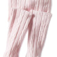 Jefferies Socks Baby Girls' Cable Tight, Pink, 18-24 Months