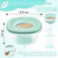 Silicone Baby Food Storage Containers, 4 Oz Baby Food Jars, Snack Containers With Leak Proof Airtight Lids, Freezer, Microwave A