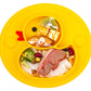 Linowos Silicone Divided Toddler Plates, Portable Non Slip Suction Plates For Children Babies And Kids Bpa Free Baby Dinner Plat