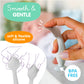 Bumco Baby Bum Brush + Mini Diaper Cream Spatula With Case - Bpa-Free Butt Spatula Baby, Soft Diaper Spatula, Baby Diaper Cream