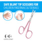 Cocos Safety Baby Nail Scissors, Baby Nail Clippers For Fingernail And Toenails, Small Scissors For Toddlers, Infant, Adults And