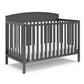 Graco Benton 5-in-1 Convertible Crib (Gray) - GREENGUARD Gold Certified, Converts from Baby Crib to Toddler Bed, Daybed and Full