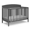 Graco Benton 5-in-1 Convertible Crib (Gray) - GREENGUARD Gold Certified, Converts from Baby Crib to Toddler Bed, Daybed and Full