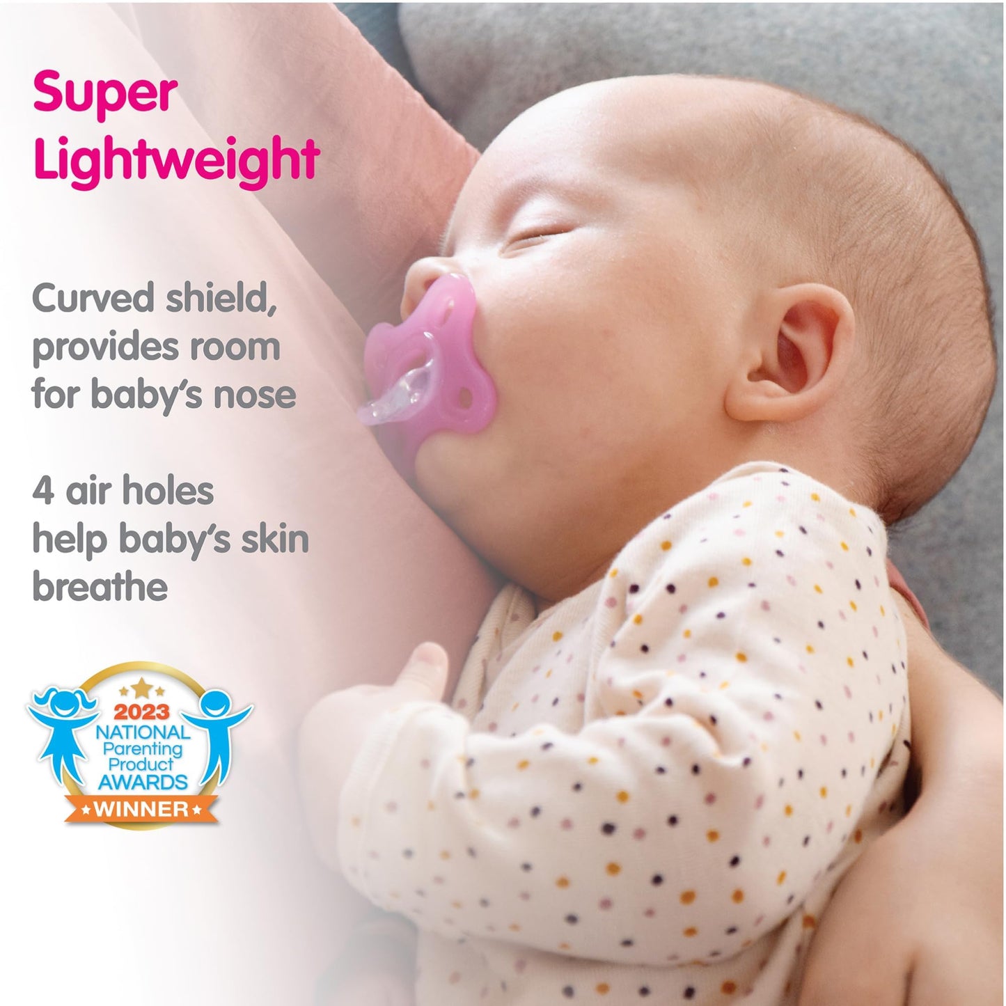 Mam Comfort Pacifiers, Newborn Pacifiers (2 Pack) Mam Pacifiers 3-12 Months, Best Pacifier For Breastfed Babies, Unisex Silicone