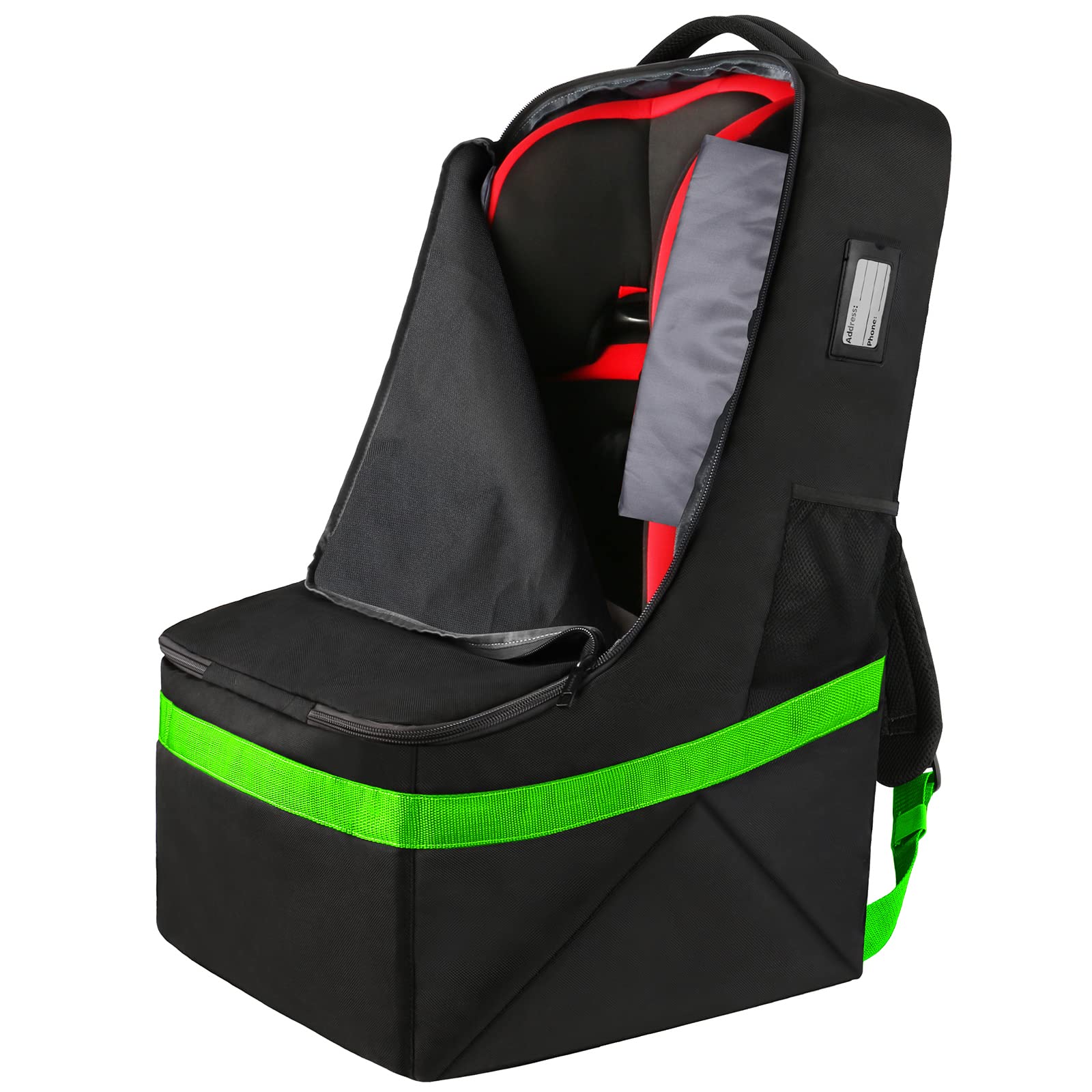 Yorepek Car Seat Travel Bag, Padded Car Seats Backpack For Air Travel, Heavy Duty Carseat Travel Bag For Airplane, Airport Gate