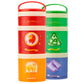 Whiskware Harry Potter Stackable Snack Containers for Kids and Toddlers, 3 Stackable Snack Cups for School and Travel, House Set