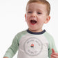 Gerber Baby Boy'S Toddler Long Sleeved Rashguard Swim Bathing Suit Set, Blue Sailboat, 3T