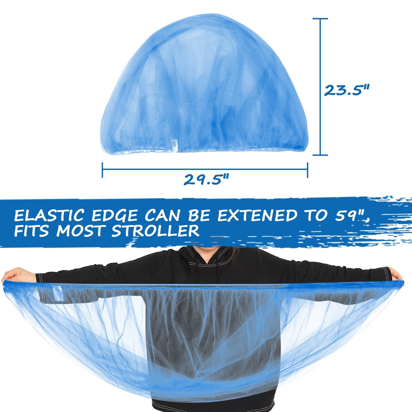 Mosquito Net For Stroller Baby Mosquito Net Perfect Bug Net For Strollers, Bassinets, Cradles, Playards, Pack N Plays And Portab