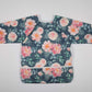 Sigzagor Baby Bib Sleeved Shirt With Pocket 1-3 years old Toddler Painting Drawing (Floral)