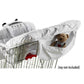Premium Shopping Cart Cover & High Chair Cover, Easy Install, Harness System, Soft Comfort Cushioning, Universal Size (Chevron)