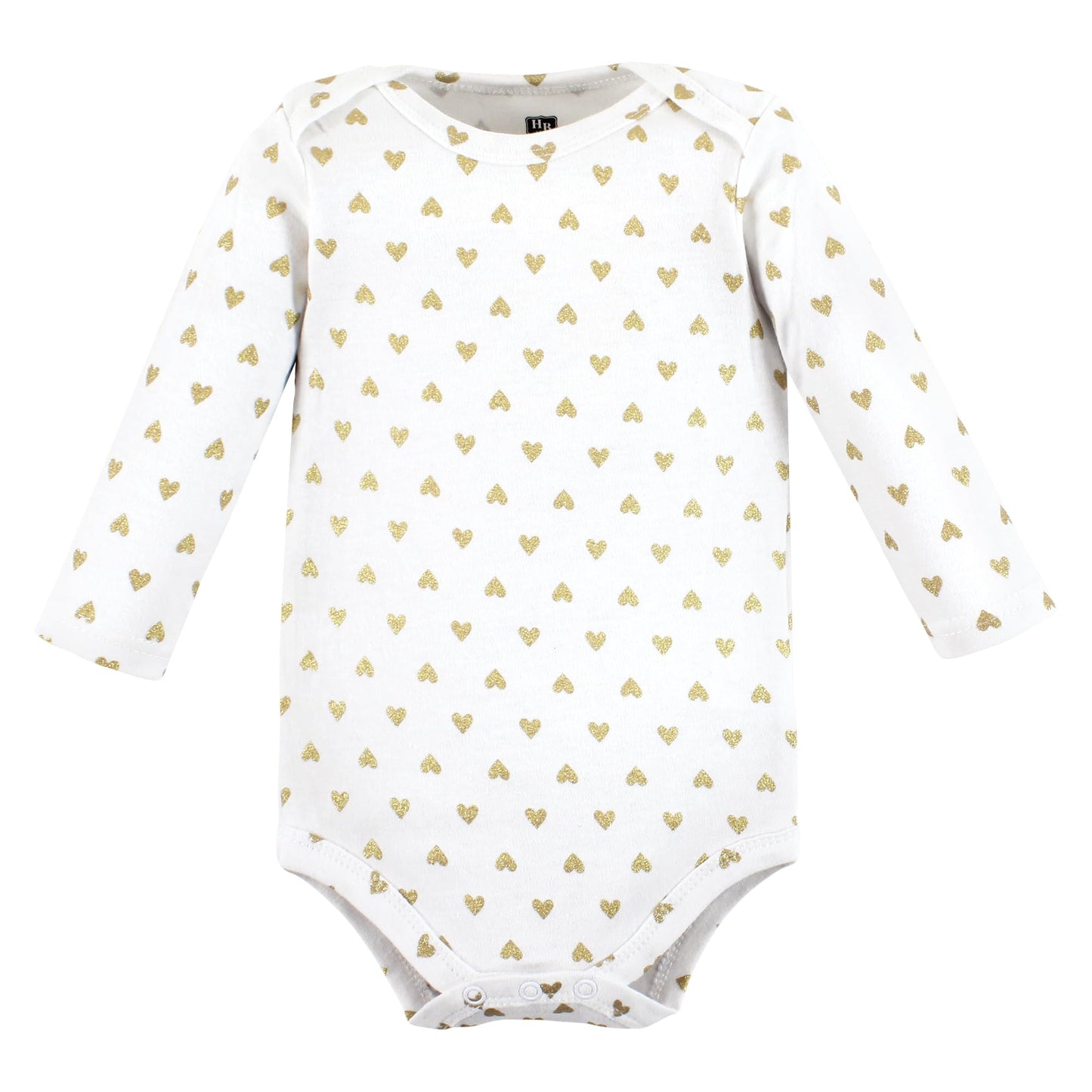 Hudson Baby Unisex Baby Cotton Long-Sleeve Bodysuits, Girl Daddy, 9-12 Months