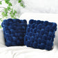 Wenqik 2 Pcs Knot Pillow Soft Throw Pillow Home Decoration Cushion Square Office Knotted Plush Throw Cushion for Living Room Bed