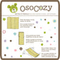 OsoCozy Organic Cotton Prefold Cloth Diapers Better Fit Small 4x8x4 Layering (6pk) - Super-soft, Thick, Absorbent, Durable and E