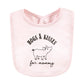 Hudson Baby Unisex Baby Cotton Bibs, Girl Farm, One Size