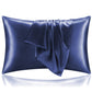 Bedelite Toddler Pillowcases 13X18 Inches - Super Soft And Silky Satin Pillowcase For Hair And Skin 2 Pack, Navy Cooling Pillow