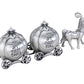 Lillian Rose Keepsake Pewter Tooth And Curl Box, Fairytale Coach,2X5 Inch (Pack Of 1)