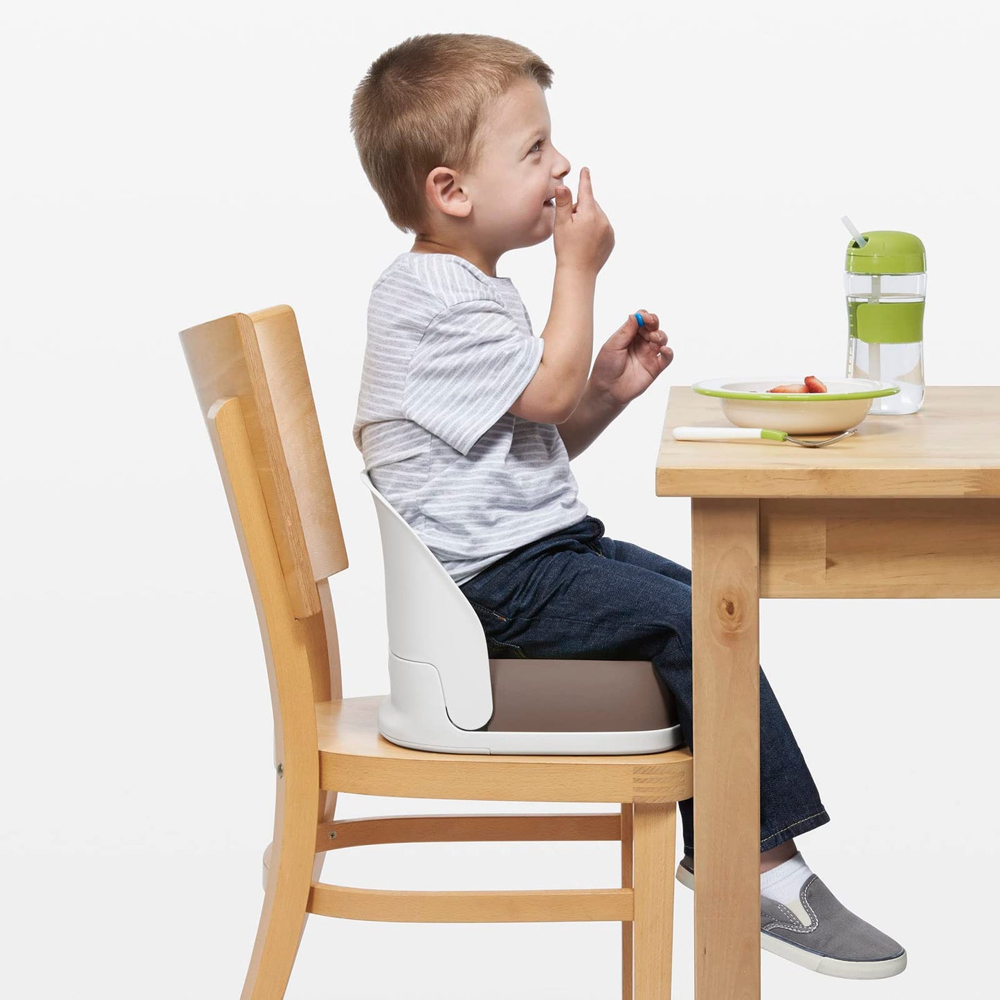 Oxo Tot Perch Booster Seat With Straps, Taupe