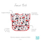 Bumkins Junior Short Sleeve Toddler Bib, Smock For Kids 1-3 Years, Waterproof Fabric, Disney Minnie Mouse Classic