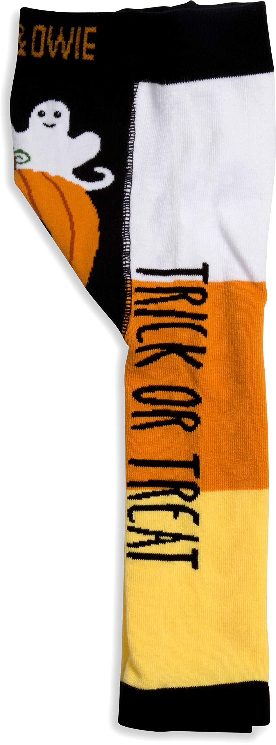 Pavilion Gift Company Izzy & Owie-Trick Or Treat Halloween 12-24 Month Unisex Baby Leggings, Orange, 12-24 M