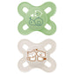 Mam Original Start Newborn Baby Pacifier, Best Pacifier For Breastfed Babies, Sterilizer Case, Unisex, 0-3 Months, 2 Count (Pack