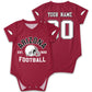 OAOANS Arizona Baby Clothes Custom Name Number Personalized Football Baby Jersey Clothing Newborn Toddler Apparel 0-24 Months Gi