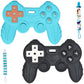 BIGSPINACH Baby Game Controller Teether Toy Silicone Teething Toy for Gamer Parents and Future Gamer Kids Cool Gaming Stuff (Blu