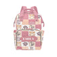 Noverbibi Cute Puppy Personalized Diaper Bag with Custom Name - Custom Baby Tote Backpack for Mom, Unique Gift for New Parents, 