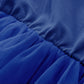 Twkioue Toddler Baby Girl Tutu Tulle Dress Ruffled Sleeve Fluffy Sundress 817 Royal Blue 130